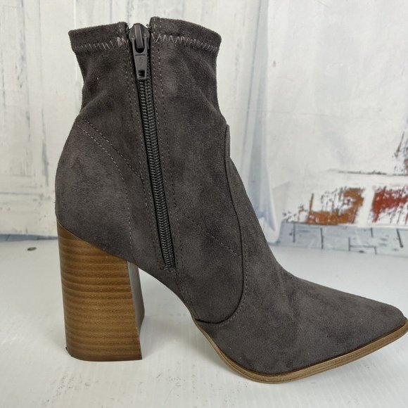 {Steve Madden} Faux Suede Ankle Boot - Picture 3 of 9